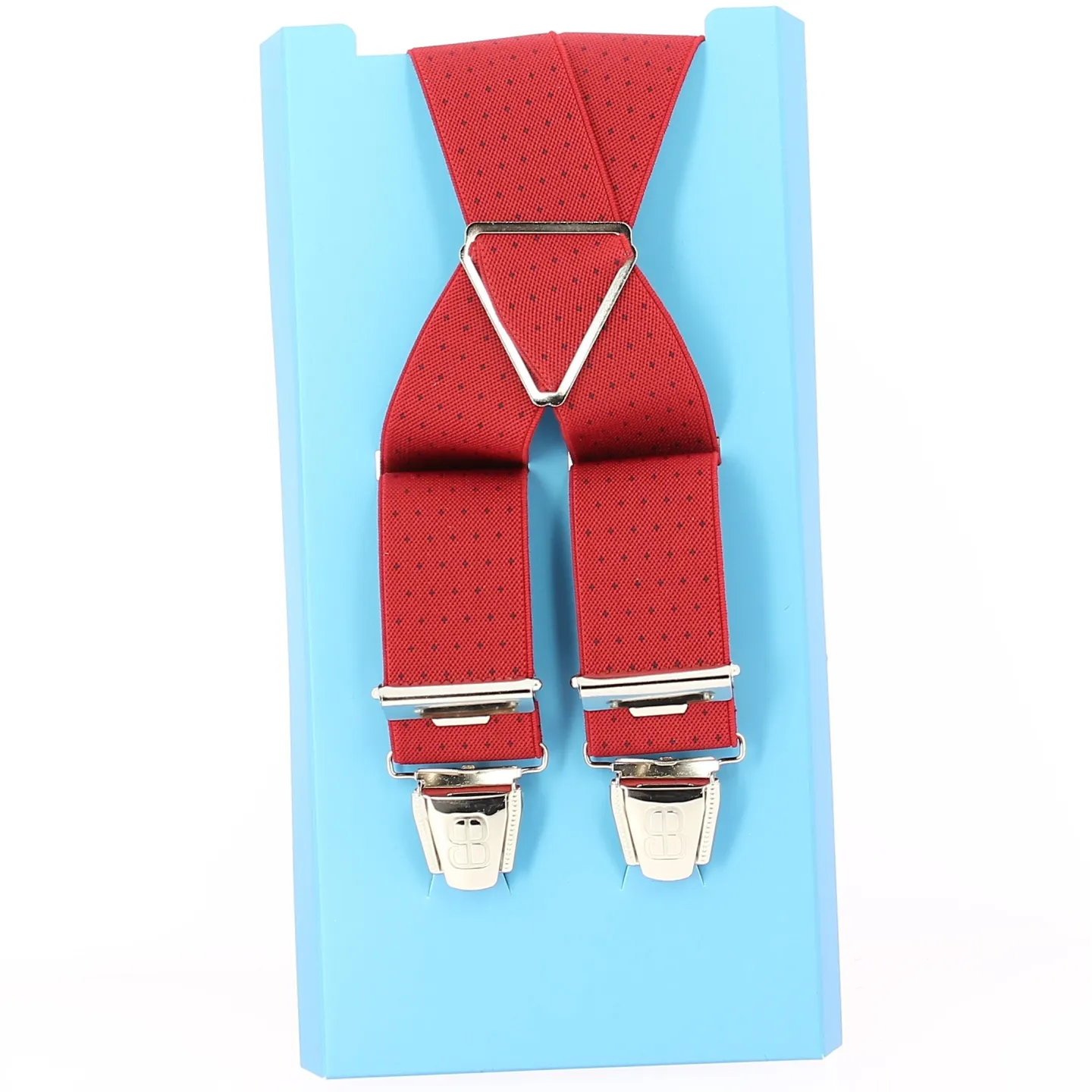 Biclip® Fancy Dark Red Suspender Harness - Biclip Reference: 2030 | Traclet Hat Shop