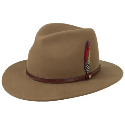 Chapeau traveller Rantoul flexible marron beige - Stetson Reference : 10979 | Chapellerie Traclet