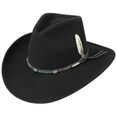Black Wool Takoha Country Hat - Stetson Reference: 10991 | Traclet Hat Shop