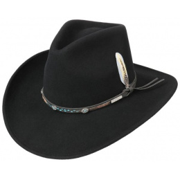Bisbee Vitafelt Western Hat Black - STETSON