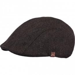 Dublin Brown Wool Duck Bill Cap - Barts