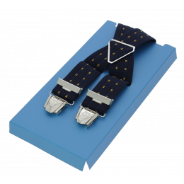 Navy Fancy Suspenders