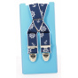 Navy Blue Sailor Suspenders - Traclet