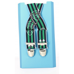 Green & Navy Golf Straps - Traclet