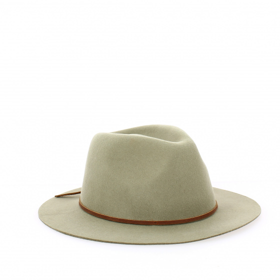 Wesley Traveller Hat Wool Felt beige- Brixton