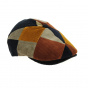 velvet patchwork cap