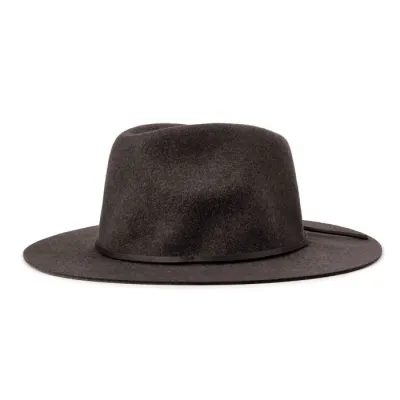 Chapeau Traveller Wesley Feutre Laine Noir délavé - Brixton Reference : 11009 | Chapellerie Traclet