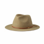 Wesley Traveller Hat Wool Felt beige- Brixton