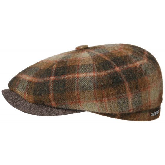 Stetson Hatteras Kansas Wool Plaid Cap