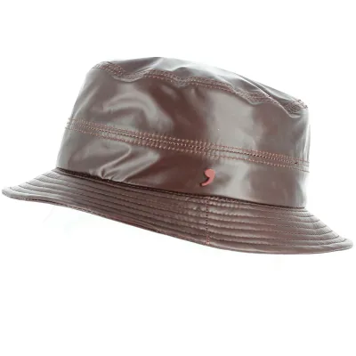Waterproof Brown Stockport Bucket Hat ALFONSO D'ESTE Reference: 1062 | Chapellerie Traclet