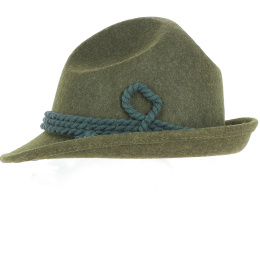 Heather Olive Tyrolian Hat - Dreispitz Hat
