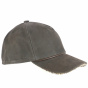 Wigan Baseball Cap Brown Leather - ALFONSO D'ESTE