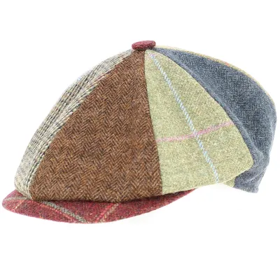 Salford Patchwork Irish Cap - ALFONSO D'ESTE Reference: 11031 | Chapellerie Traclet