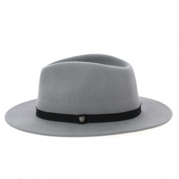Messer Fedora Gray Wool Hat - Brixton