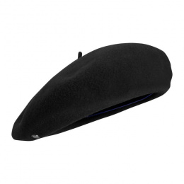 Black Virgin Wool Basque Beret - Heritage by Laulhère