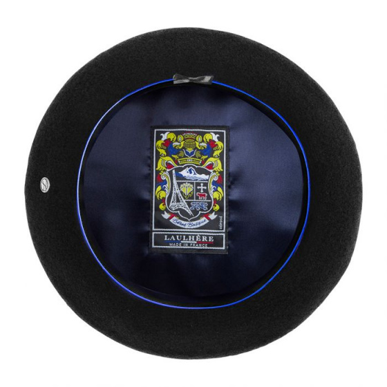 Béret Basque Laine Vierge Noir - Héritage par Laulhère