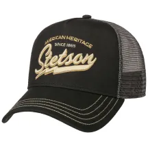 Casquette Baseball Trucker American Heritage noir- Stetson Reference : 11053 | Chapellerie Traclet