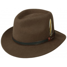 Chapeau Traveller Kentucky Feutre Vitafelt Brun - Stetson
