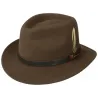 Chapeau Traveller Kentucky Feutre Vitafelt Brun - Stetson Reference : 11059 | Chapellerie Traclet
