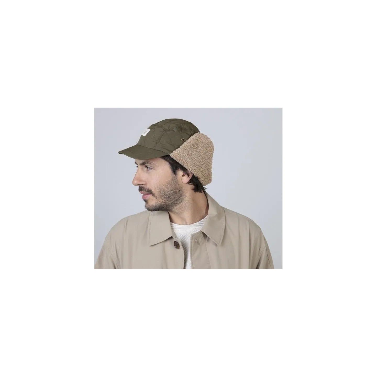 Casquette Aspen cache-oreilles Kaki - Barts Reference : 11075 | Chapellerie Traclet