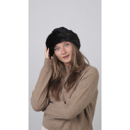 Bonnet-Toque Cable Fausse Fourrure Noir - Barts
