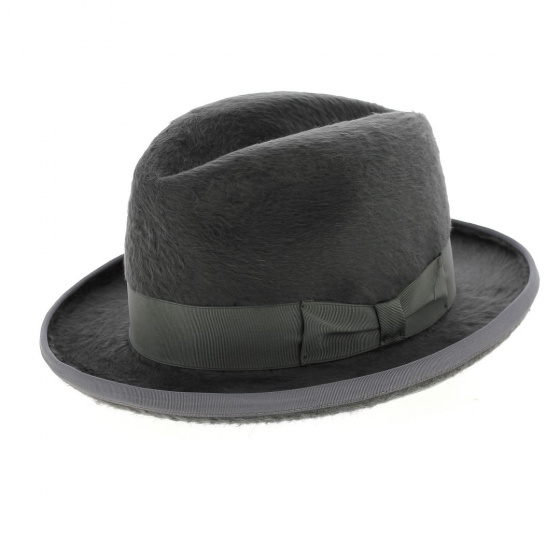 Homburg hat Francois Mitterrand Trilby 