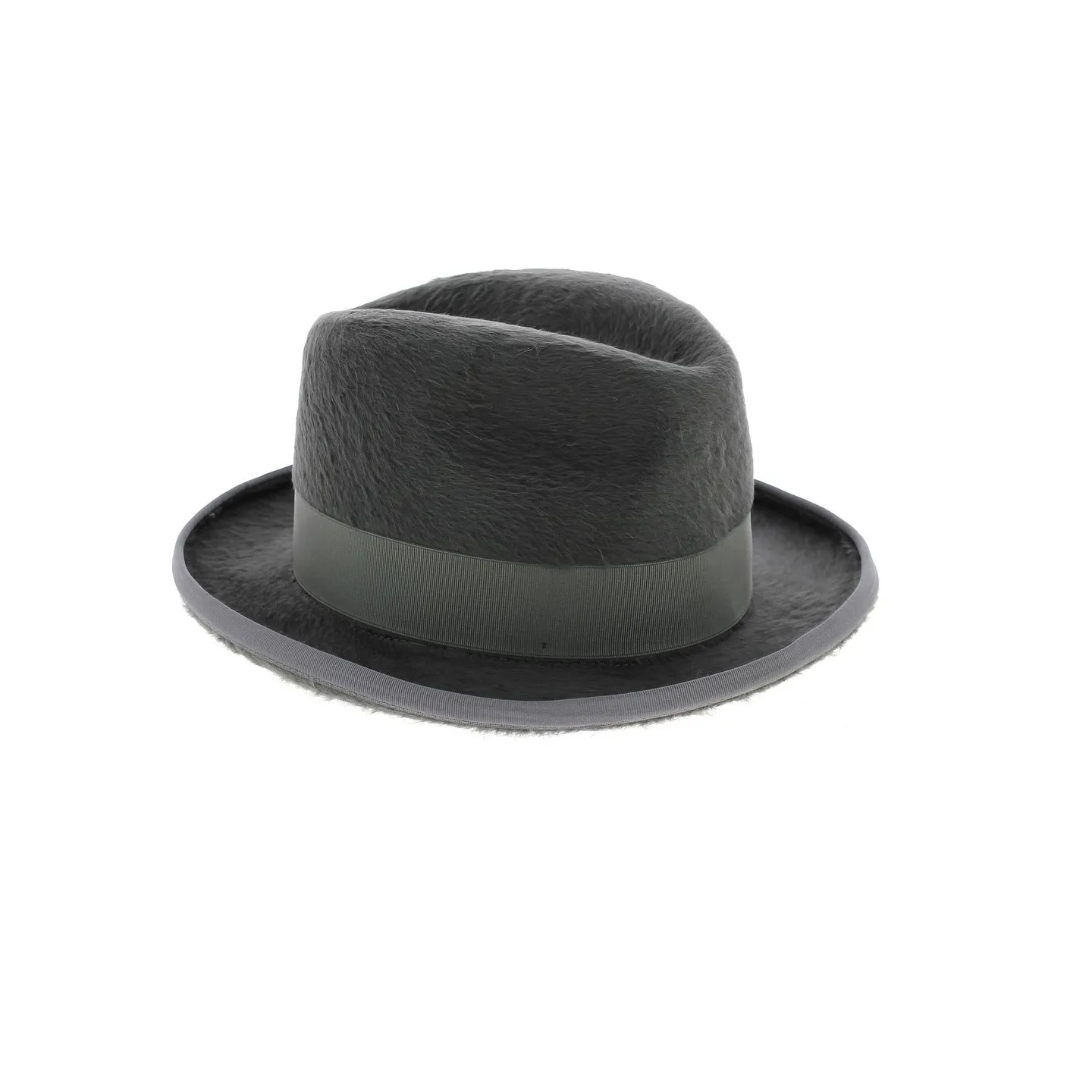 Chapeau Homburg Francois Mitterrand gris Reference : 11094 | Chapellerie Traclet