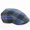 Casquette plate carreaux bleu Jackson- göttmann Reference : 11098 | Chapellerie Traclet