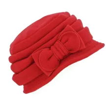 Chapeau Cloche Anushka Polaire Rouge - TracletReference : 3048 | Chapellerie Traclet