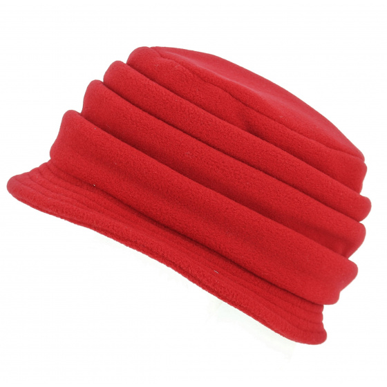 Chapeau Cloche Anushka Polaire Rouge - Traclet