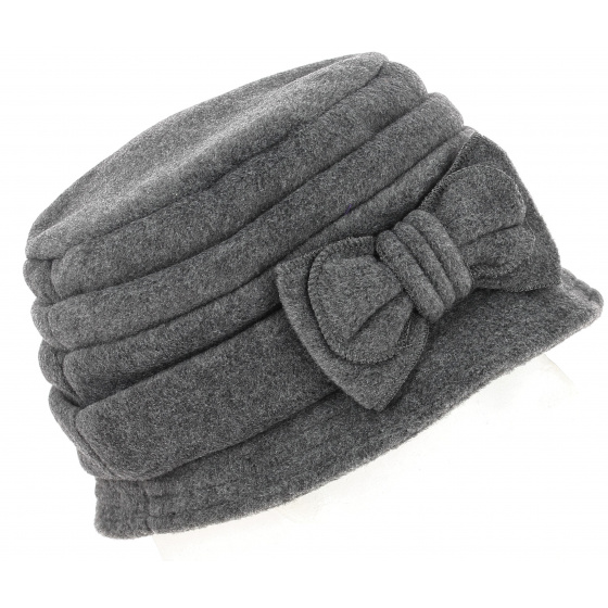 Anushka Polar Cloche Hat Grey - Traclet