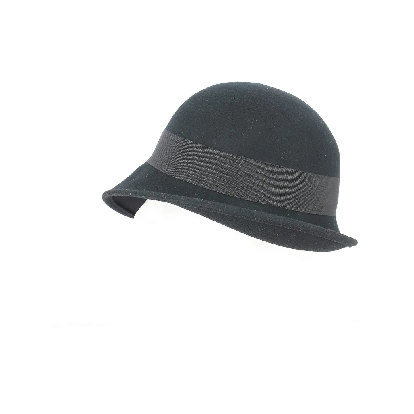 Chapeau cloche monique laine noire Reference : 11084 | Chapellerie Traclet