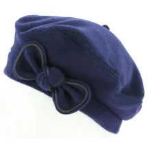 Béret Polaire Fil Marine - Traclet Reference : 11121 | Chapellerie Traclet