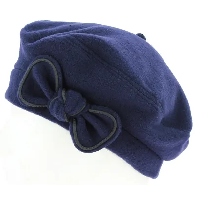 Béret Polaire Fil Marine - Traclet Reference : 11121 | Chapellerie Traclet