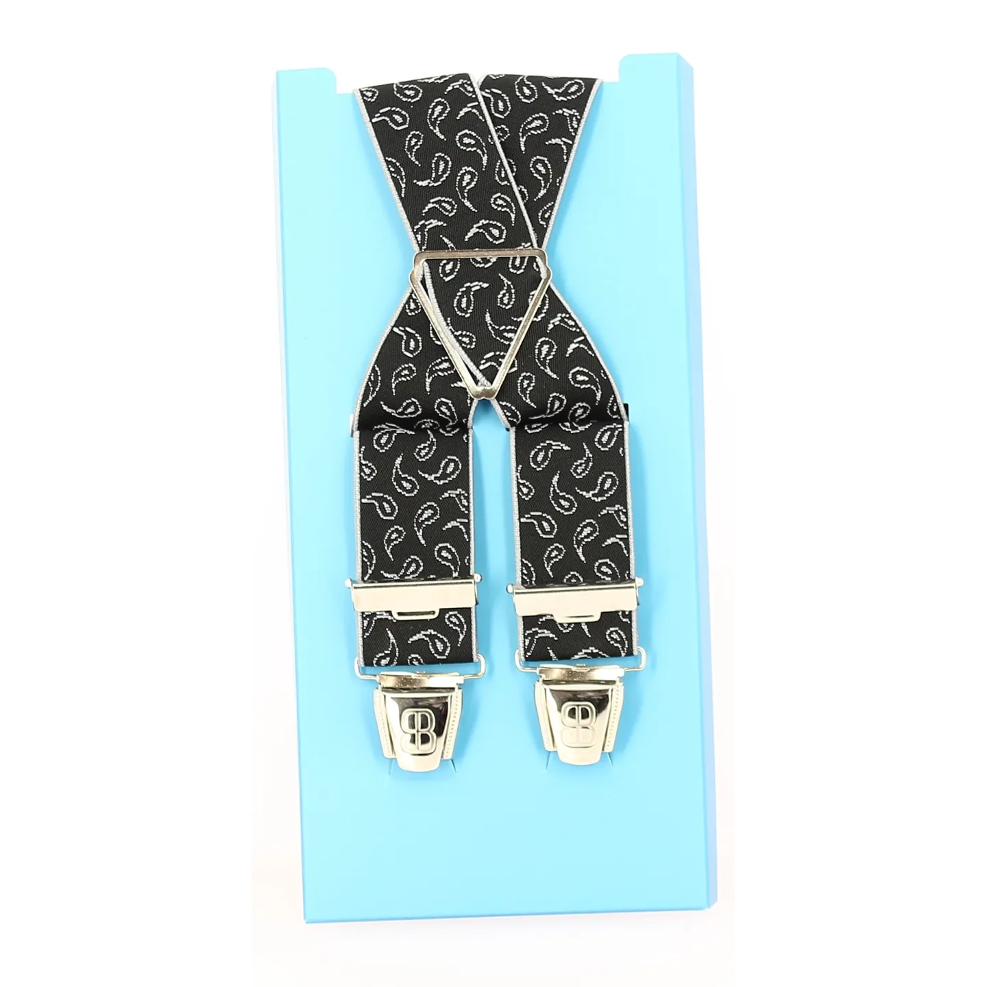 Caloire Black Fancy Suspenders - Traclet Reference: 11126 | Traclet Hat Shop