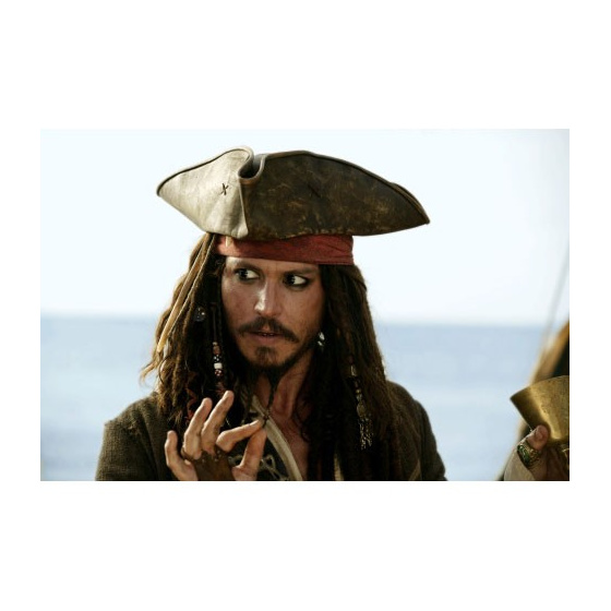 Chapeau tricorne cuir - Jack Sparrow