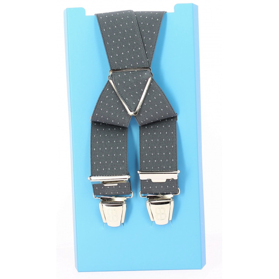 Grey Vivans Fancy Suspenders - Traclet