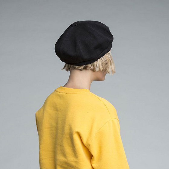 Jax Black Wool Beret - Kangol