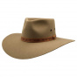 Territory Santone Fawn Beige Felt Hat - Akubra