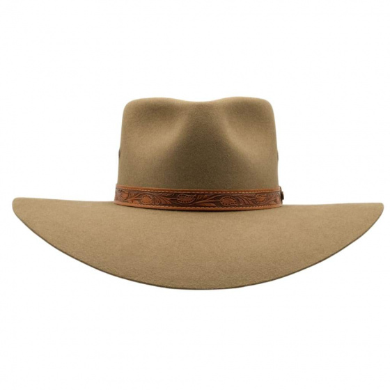 Chapeau Feutre Poil Territory Santone Fawn Beige - Akubra
