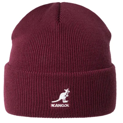 Burgundy Acrylic Pull-On Beanie - Kangol Reference: 2911 | Traclet Hat Shop