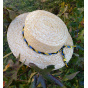 Woven boater hat for boys / French Creation from TRACLET Millinery Workshops
