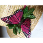 Pretty Butterfly Flight Boater Hat / French Creation from TRACLET Hatmakers Workshops