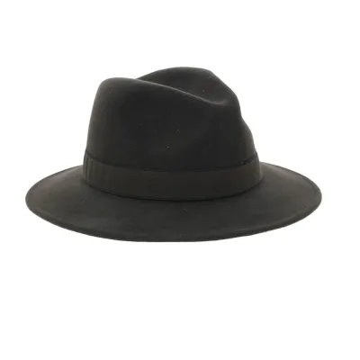 Chapeau feutre laine traveller marron