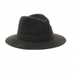 Wool felt hat traveller brown