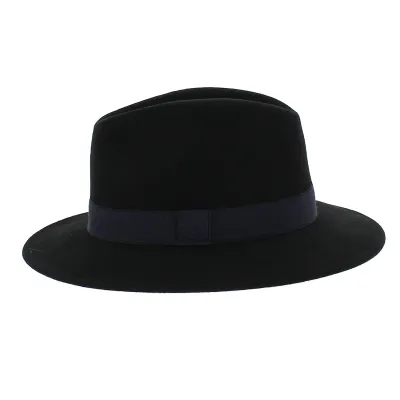 Black wool fedora Reference: 11154 | Traclet Hat Shop