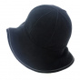 black fleece woman's hat