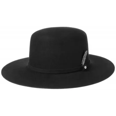 Chapeau Amish Feutre laine noir  - Stetson - Chapellerie Traclet Reference : 119 | Chapellerie Traclet