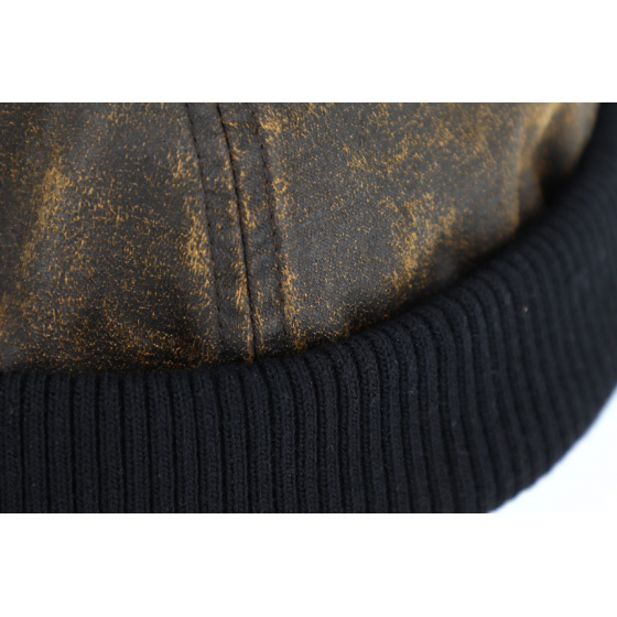Bonnet Docker Pissot Coton Marron ou Noir- Traclet