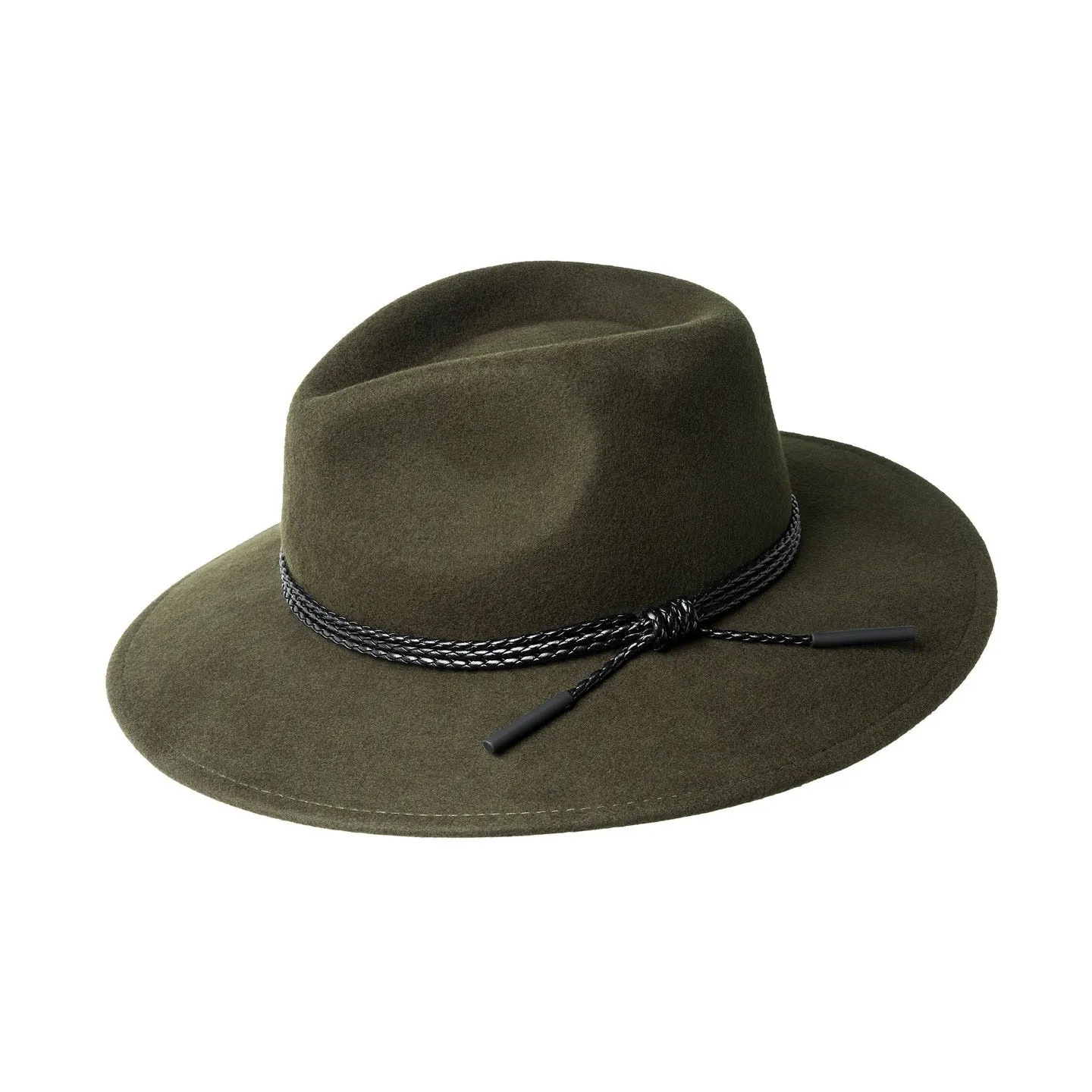 Chapeau Traveller Piston Feutre Olive - Bailey Reference : 11243 | Chapellerie Traclet